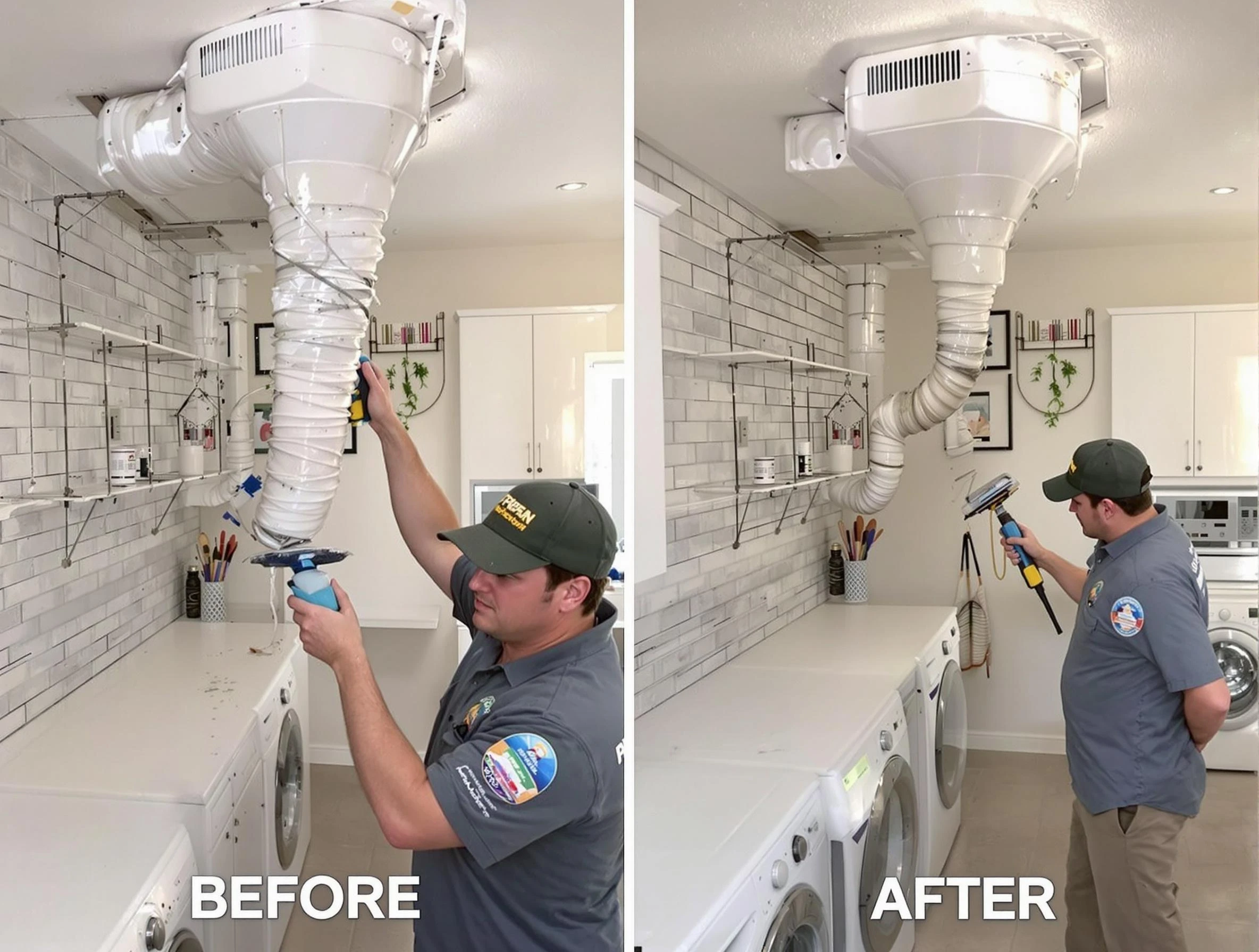 Professional dryer exhaust vent cleaning by Glendale Dryer Vent Cleaning in Glendale